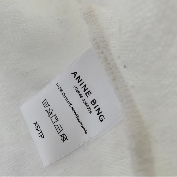 Anine Bing Saint White Mock Neck Sweater - Picture 5 of 6